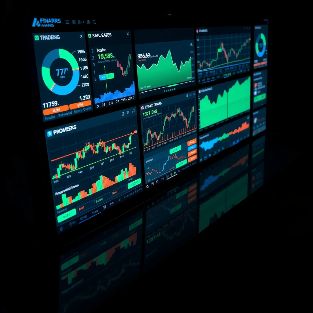 Dashboard de herramientas avanzadas de trading