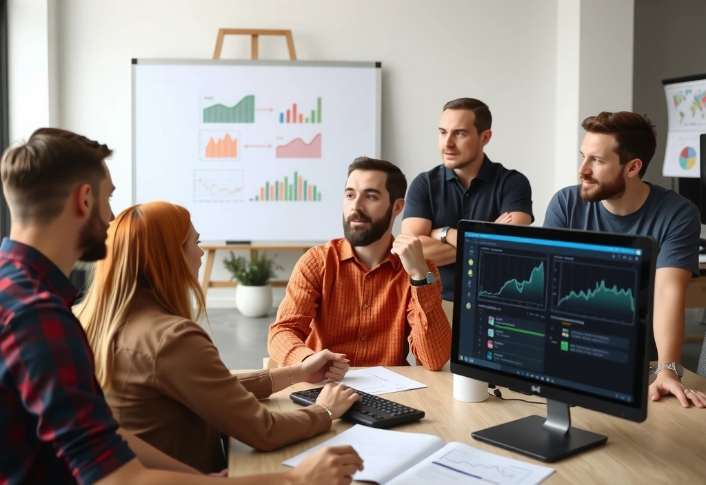 Equipo multidisciplinario trabajando en proyectos innovadores